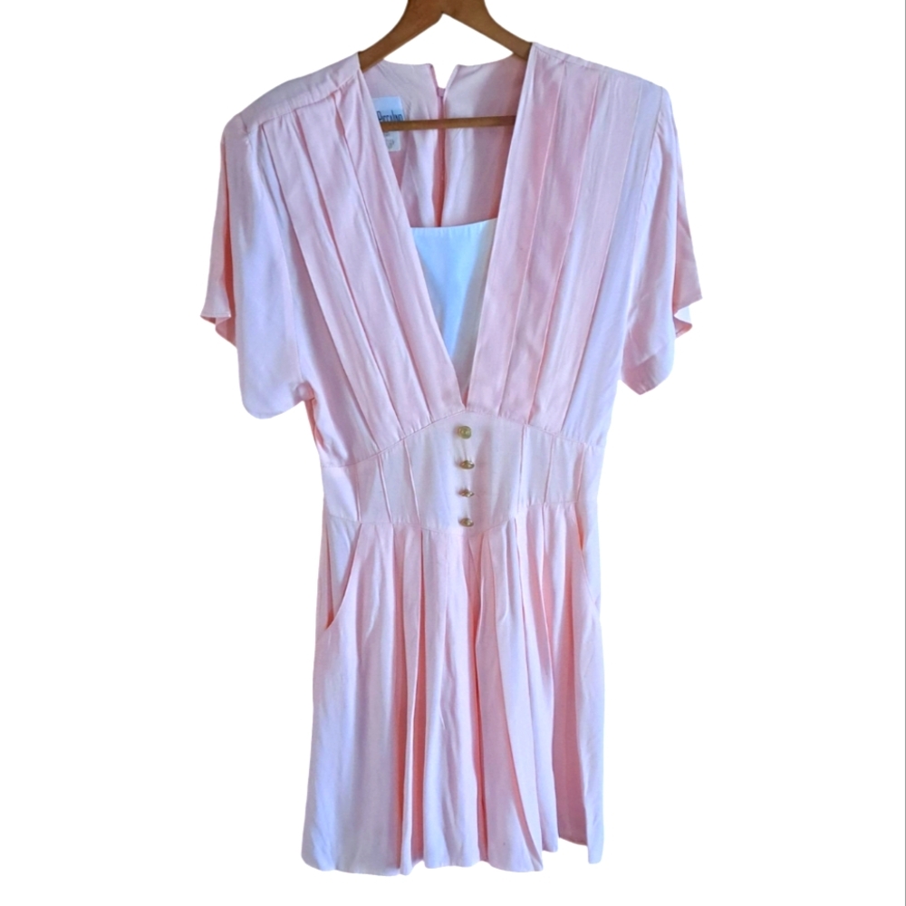 Vintage Nina Piccalino Pink Romper Shorts